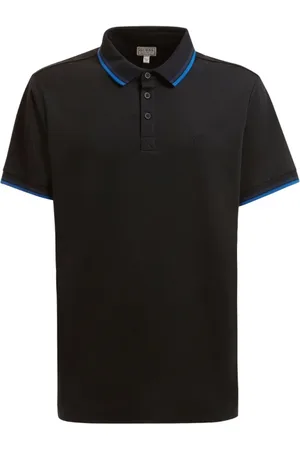 Guess Homme, Tops, Noir, Taille: M Polo Noir en Textile