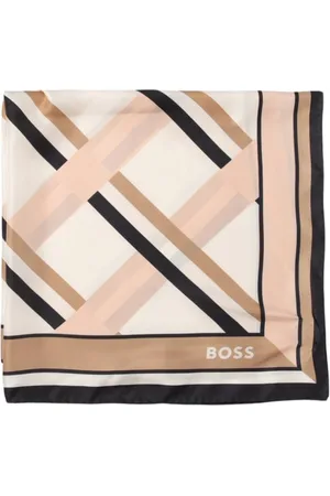 HUGO BOSS Femme, Accessoires, Multicolore, Taille: ONE Size Foulard en twill de soie avec impression