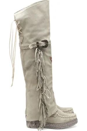 EL VAQUERO Femme, Chaussures, Gris, Taille: 40 EU Bottes Élégantes pour un Look Tendance