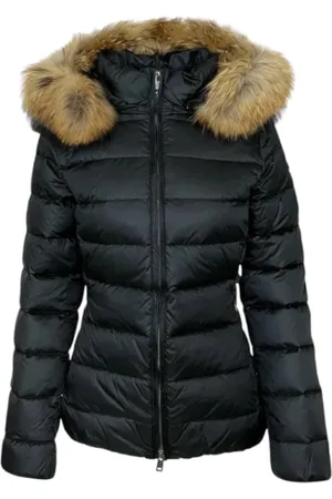 CANADIENS Femme, Vestes, Noir, Taille: 42 FR Doudoune Lisbeth 3.1 Fur/W