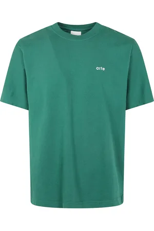 Arte Antwerp Homme, Tops, Vert, Taille: 2XL T-shirt à impression spirale