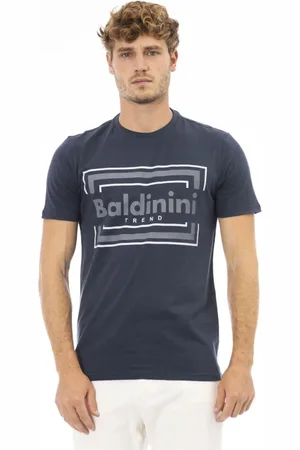 BALDININI Homme, Tops, Bleu, Taille: S Élégance Intemporelle T-Shirt