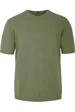 Bomboogie Homme, Tops, Vert, Taille: 3XL Pull ras du cou en coton