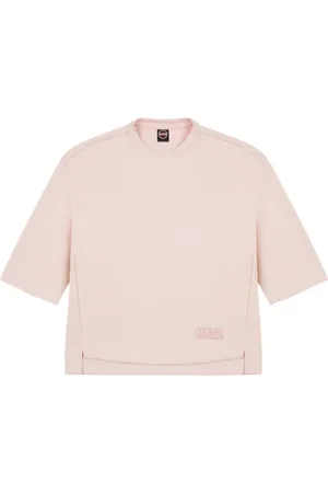 Colmar Femme, Tops, Rose, Taille: 38 FR Sweat à col rond avec impression pailletée - Rose