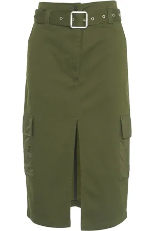 Pinko Femme, Jupes, Vert, Taille: 40 FR Jupe avec poches cargo 