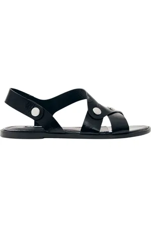 ALOHAS Femme, Chaussures, Noir, Taille: 39 EU Mindy Onix Sandales en Cuir Noir