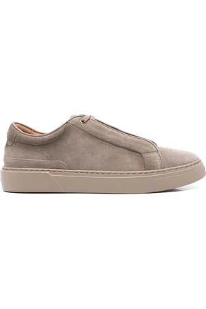 HUGO BOSS Homme, Chaussures, , Taille: 46 EU Baskets de tennis en daim marron