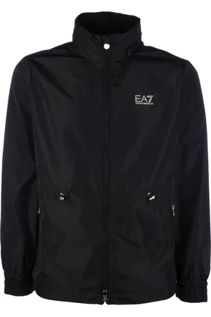 EA7 Femme, Vestes, Noir, Taille: 40 FR Vestes Élégantes pour Hommes