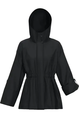 MARELLA Femme, Vestes, Bleu, Taille: 36 FR Veste Imperméable Élégante pour Femme