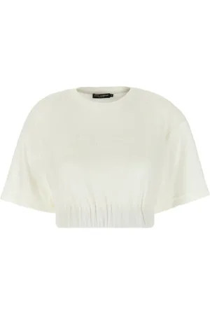 Dolce & Gabbana Femme, Tops, , Taille: 36 FR T-shirt Casual en Coton