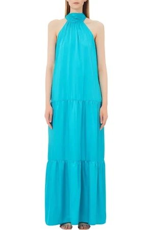 Liu Jo Femme, Robes, Vert, Taille: 40 FR Robe Bleu Marine avec Style TS