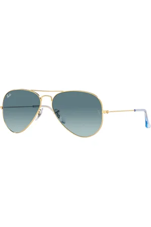 Ray-Ban Unisex, Accessoires, Jaune, Taille: 58 MM Lunettes de Soleil Aviator Classiques