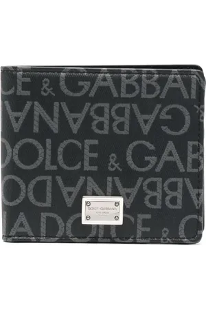 Dolce & Gabbana Homme, Accessoires, Noir, Taille: ONE Size Portefeuilles Noirs pour Hommes