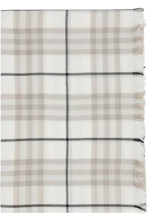 Burberry Femme, Accessoires, Multicolore, Taille: ONE Size Écharpe de Luxe en Cachemire à Carreaux