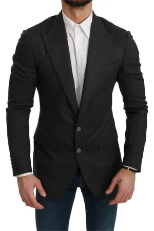 Dolce & Gabbana Homme, Vestes, Noir, Taille: L Blazers
