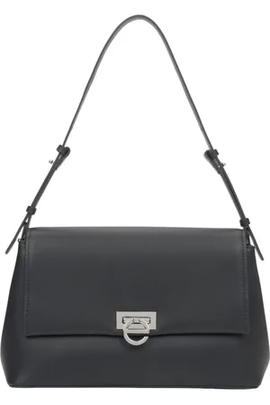 Estro Femme, Sacs, Noir, Taille: ONE Size Sac bandoulière noir pour femme en cuir véritable