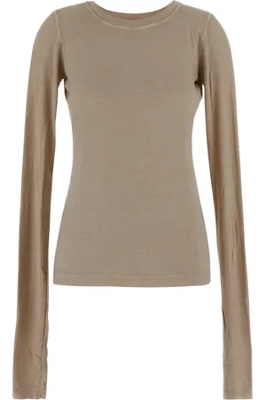 UMA WANG Femme, Tops, , Taille: 40 FR T-shirt femme à manches longues côtelé