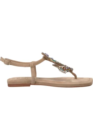 Alma en Pena Femme, Chaussures, Multicolore, Taille: 36 EU Sandale plate détail mer