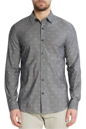 Guess Homme, Chemises, Gris, Taille: L Chemise Slim Fit Stretch