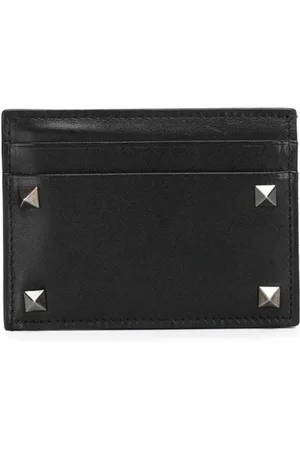 VALENTINO GARAVANI Homme, Accessoires, Noir, Taille: ONE Size Porte-cartes Rockstud