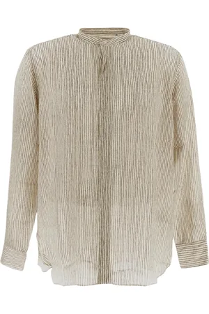 LANEUS Homme, Chemises, , Taille: L Chemise Homme à Pois et Rayures Verticales