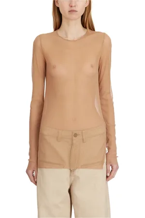 UMA WANG Femme, Tops, Brun, Taille: 40 FR Tata Top dans un Style Tendance