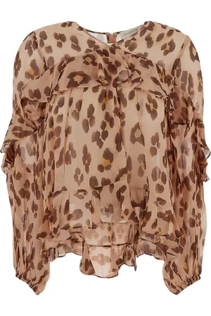 ZIMMERMANN Femme, Blouses et Chemises, , Taille: 36 FR Haut à volants col en V pour femmes