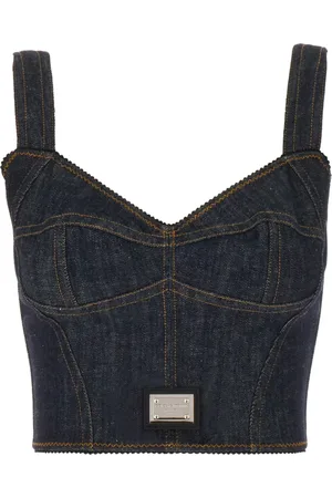 Dolce & Gabbana Femme, Tops, Bleu, Taille: 36 FR Haut élégant pour les amateurs de mode