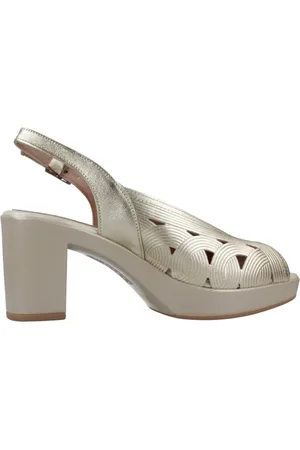 Pitillos Femme, Chaussures, Jaune, Taille: 38 EU Sandales à talons hauts élégantes