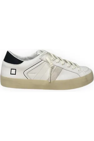 D.A.T.E. Homme, Chaussures, Blanc, Taille: 42 EU Baskets Bas Veau