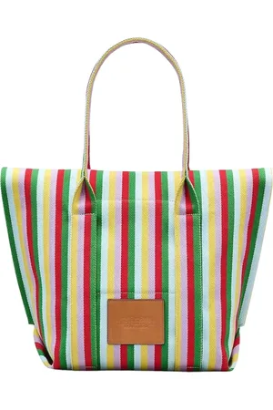 Marc Jacobs Femme, Sacs, Multicolore, Taille: ONE Size Sac Fourre-tout de Plage en Jacquard Rayé