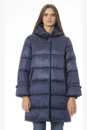BALDININI Femme, Manteaux, Bleu, Taille: 38 FR Manteau d