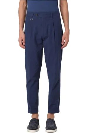 Paolo Pecora Homme, Pantalons, Bleu, Taille: L Pantalons Élégants Homme