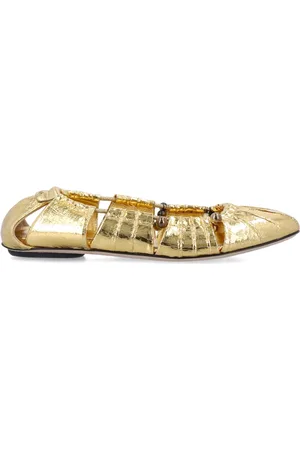 Chloé Femme, Chaussures, Jaune, Taille: 39 EU Chaussures Ballerina Luna