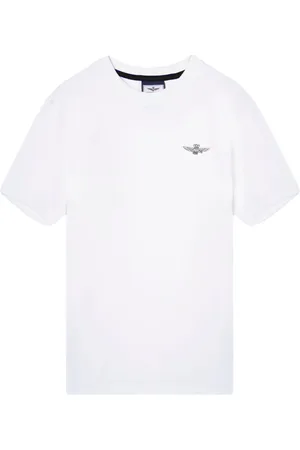 Aeronautica Militare Homme, Tops, Blanc, Taille: M T-shirt en coton