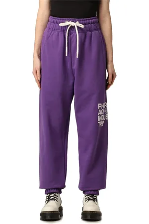 PHARMACY INDUSTRY Femme, Pantalons, Violet, Taille: 38 FR Jean en Coton Violet