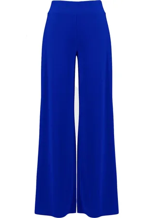Joseph Ribkoff Femme, Pantalons, Bleu, Taille: 38 FR Pantalon large
