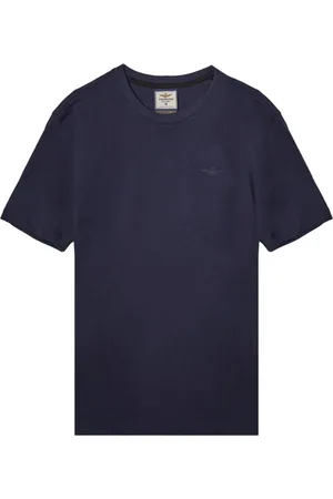 Aeronautica Militare Homme, Tops, Bleu, Taille: M T-shirt en coton