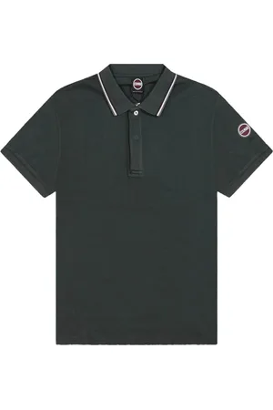 Colmar Homme, Tops, Vert, Taille: M T-shirt en Coton Vert Élégant