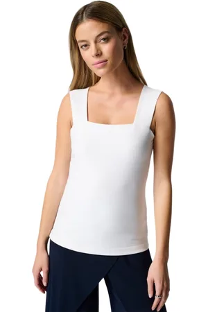 Joseph Ribkoff Femme, Tops, Blanc, Taille: 38 FR Top sans manches