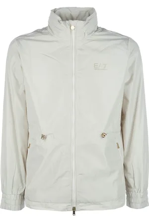 EA7 Femme, Vestes, Gris, Taille: 42 FR Vestes Élégantes pour Hommes