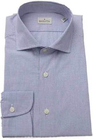 BAGUTTA Homme, Chemises, Bleu, Taille: XS Chemise Homme en Coton Bleu Clair