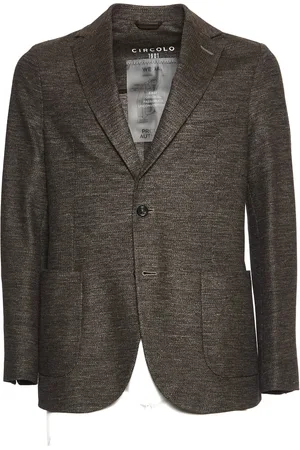 Circolo Homme, Vestes, Brun, Taille: L Élégante Veste Marrone