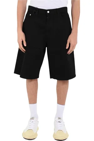 Arte Antwerp Homme, Shorts, Noir, Taille: W32 Shorts Bermuda avec détail de ceinture