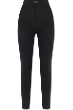 FEAR OF GOD Femme, Pantalons, Noir, Taille: 36 FR Leggings côtelés