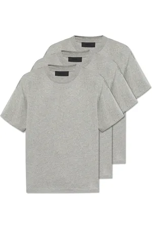 FEAR OF GOD Homme, Tops, Gris, Taille: S Lot de trois T-shirts