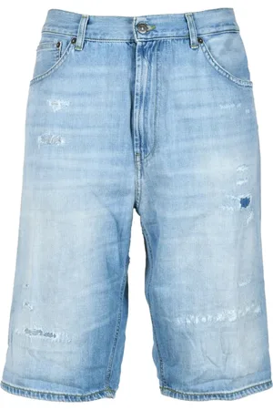 Dondup Homme, Shorts, Bleu, Taille: W35 Shorts Bermuda en coton