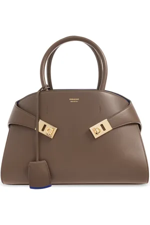 Salvatore Ferragamo Femme, Sacs, Brun, Taille: ONE Size Sac à bandoulière ‘Câlin’