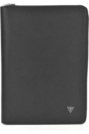 Guess Homme, Accessoires, Noir, Taille: ONE Size Pochette en Cuir PU