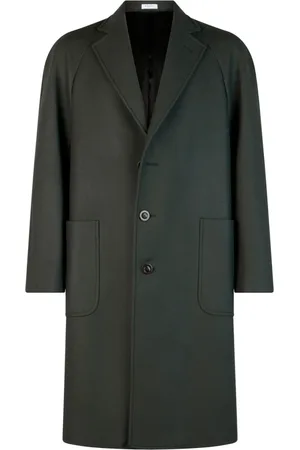 Boglioli Homme, Manteaux, Vert, Taille: M Manteau en laine mélangée cachemire